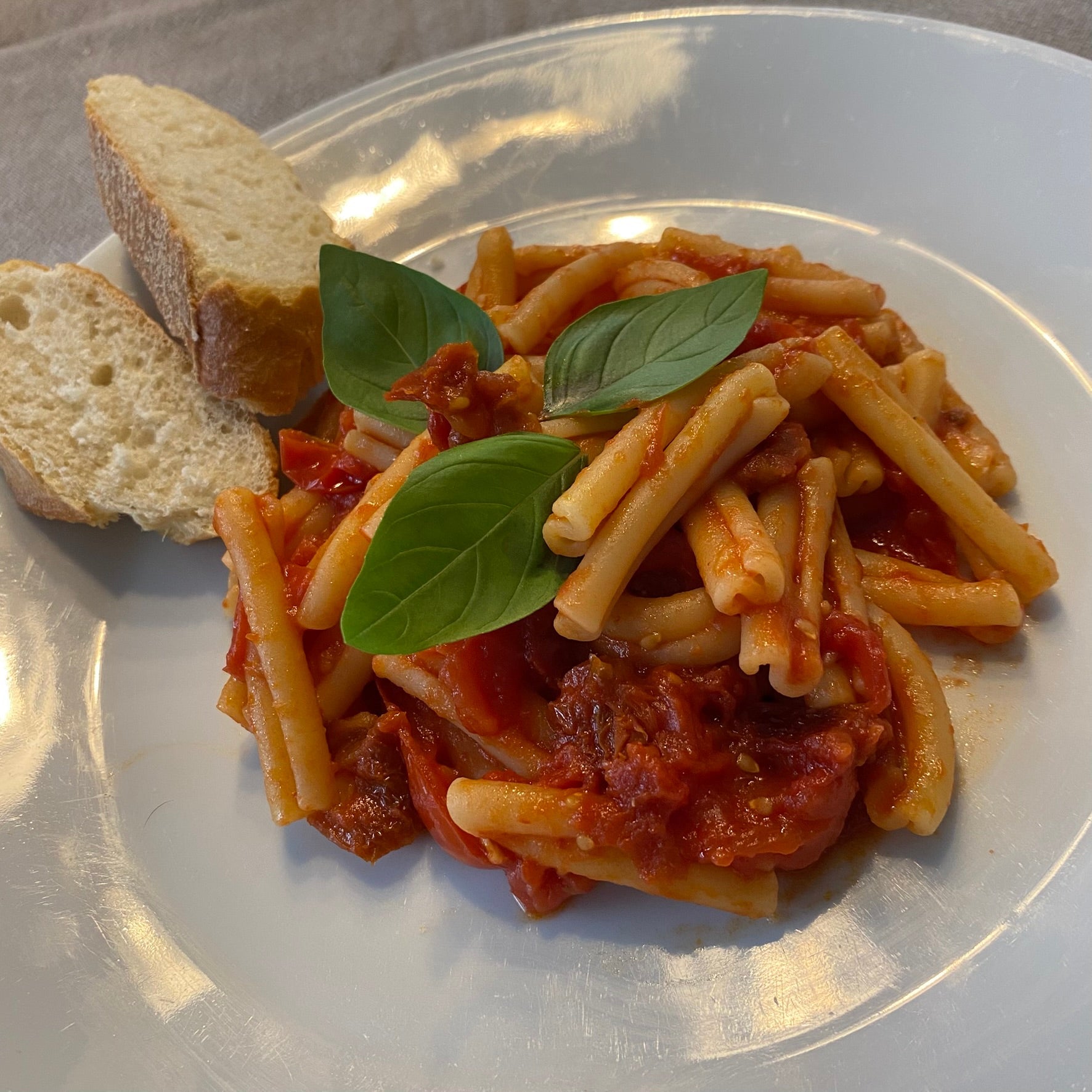 PASTA AI QUATTRO POMODORI (pasta met 4 soorten tomaat)