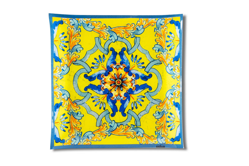 Serveerbord 30x30 cm - Keramiek - Trinacria