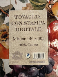 Italiaans tafelkleed Cachi - katoen - fruitprint