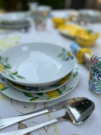 18-delig servies - Keramiek - Lemon