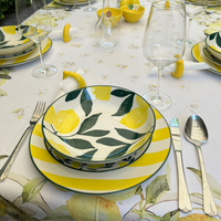 18-delig servies - Keramiek - Positano