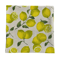 Italiaans tafelkleed Limone Quadrato - katoen - citroenprint