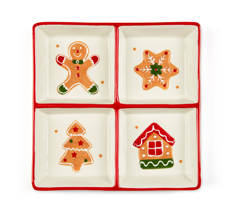 Serveerschaal - Keramiek - Kerst Wonderful Ginger