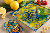 Serveerbord 30x30 cm - Keramiek - Trinacria