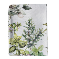 Italiaans tafelkleed Erbe Aromatiche - katoen - kruidenprint