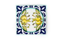 Onderzetter 15x15 cm - Keramiek en Kurk - Amalfi