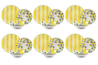 18-delig servies - Keramiek - Positano