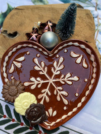 Bord Wonderful Ginger Hart - Keramiek - Kerst