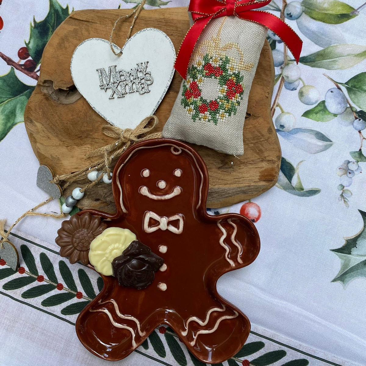 Bord Wonderful Ginger Peperkoekman - keramiek