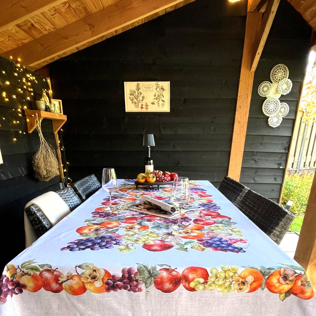 Italiaans tafelkleed Cachi - katoen - fruitprint