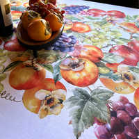 Italiaans tafelkleed Cachi - katoen - fruitprint
