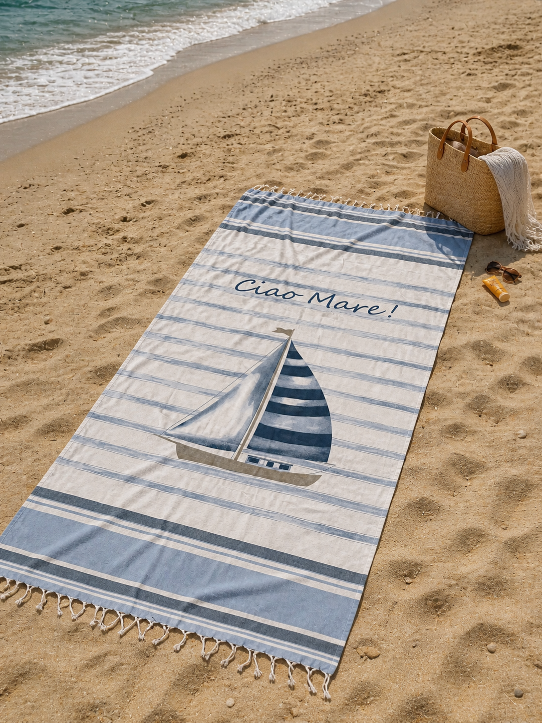Strandlaken - Katoen - Fouta Ciao mare