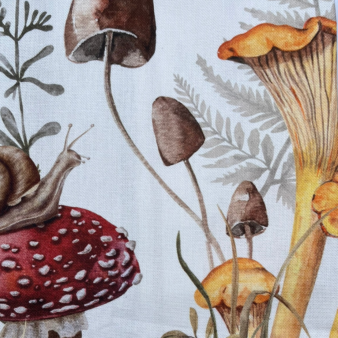 Theedoek Funghi - Katoen