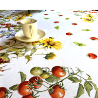 Italiaans tafelkleed Girasol - katoen - zonnebloemprint