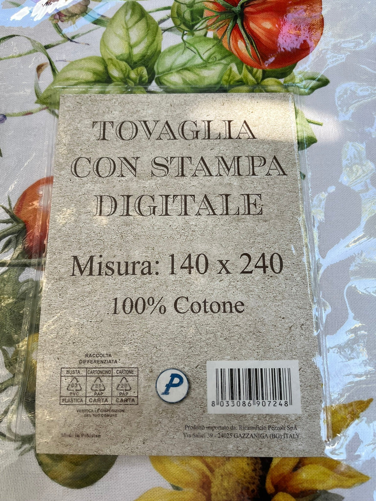 Italiaans tafelkleed Girasol - katoen - zonnebloemprint