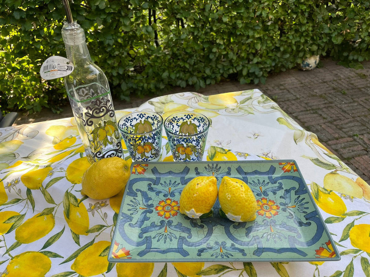Serveerbord 30x20 cm - Keramiek - Trinacria