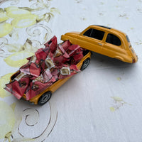 Koekblik - Fiat 500 Geel