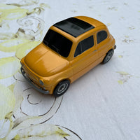 Koekblik - Fiat 500 Geel