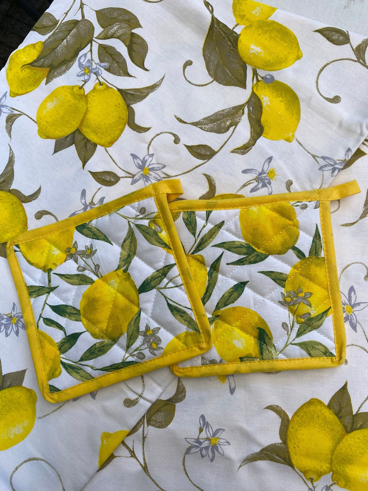 Pannenlap Limoni - Katoen en Polyester
