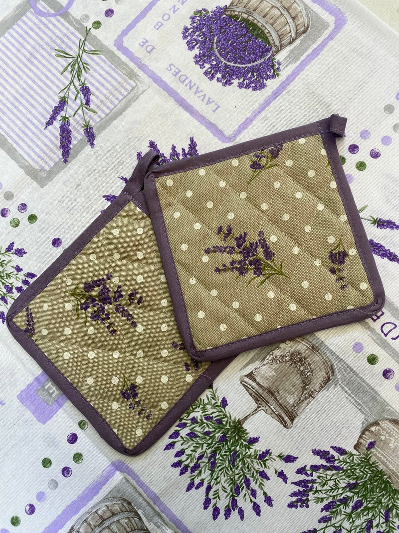 Pannenlap Lavanda - Katoen en Polyester