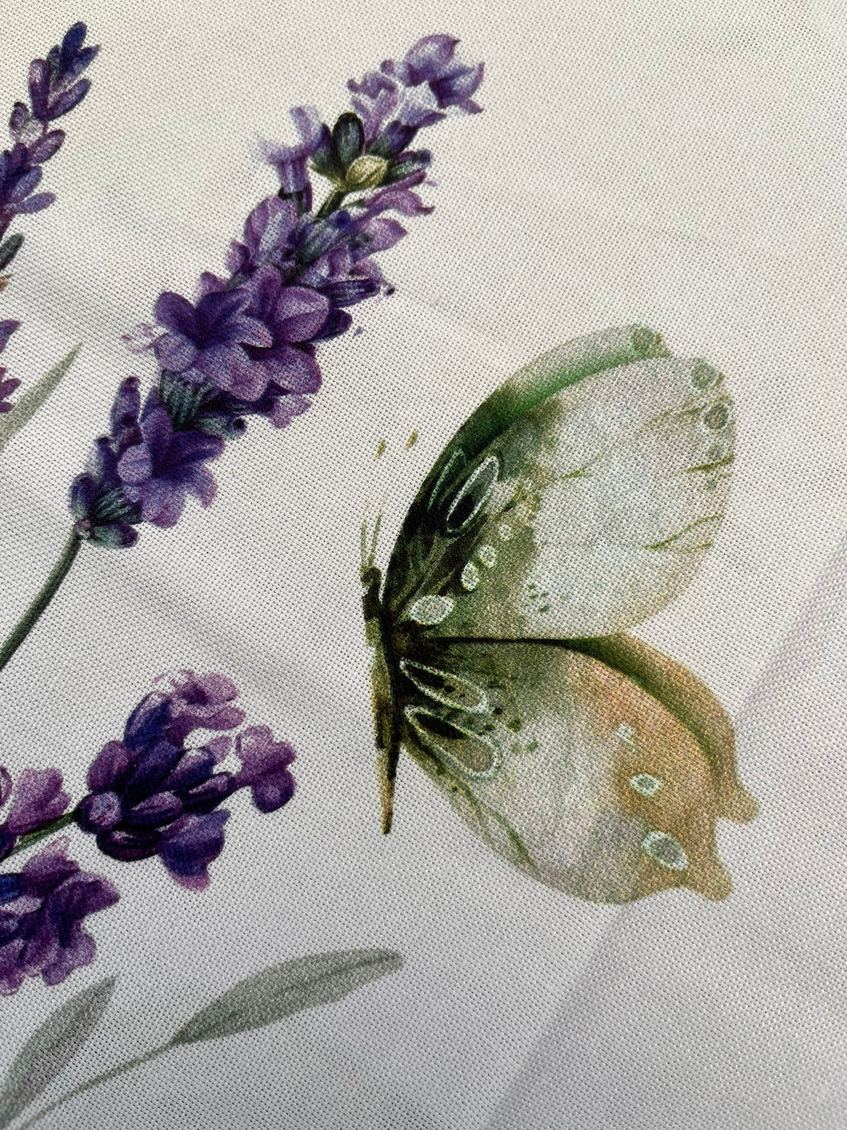 Italiaans tafelkleed Lavanda e Farfalle - katoen - lavendelprint