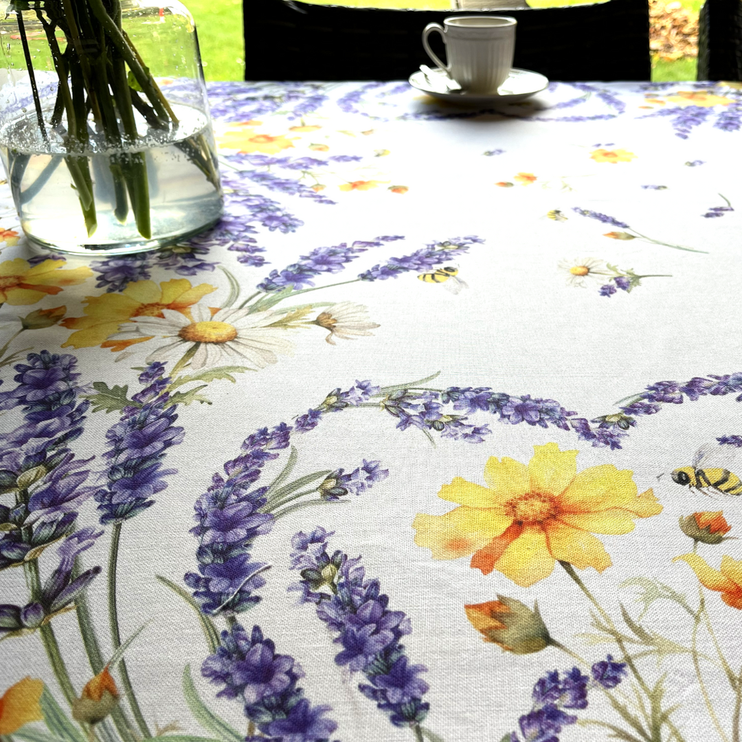 Italiaans tafelkleed Lavanda - katoen - lavendelprint