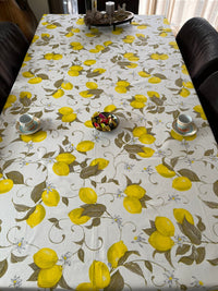 Italiaans tafelkleed Limoni 3 – katoen – citroenprint