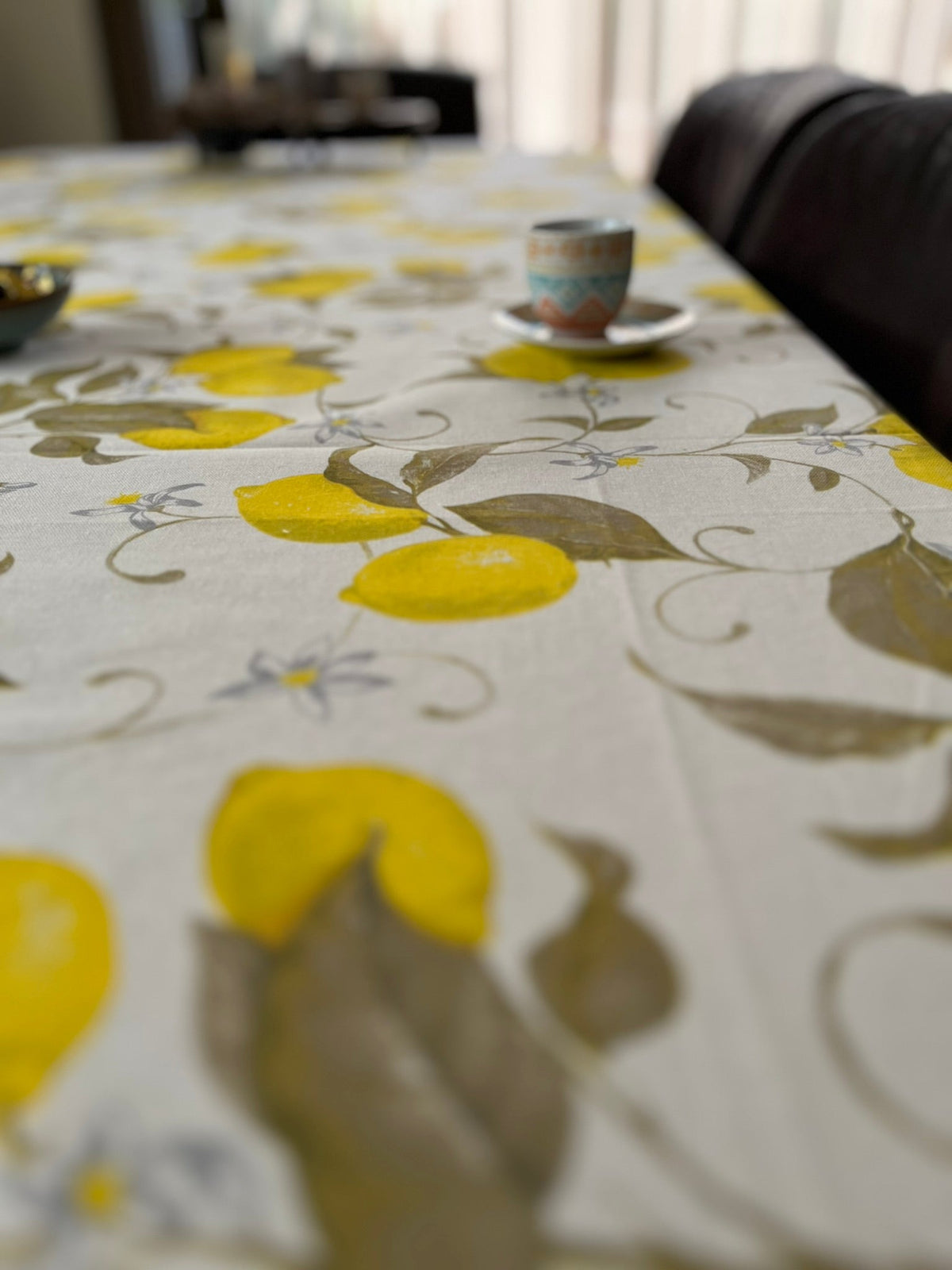 Italiaans tafelkleed Limoni 3 – katoen – citroenprint