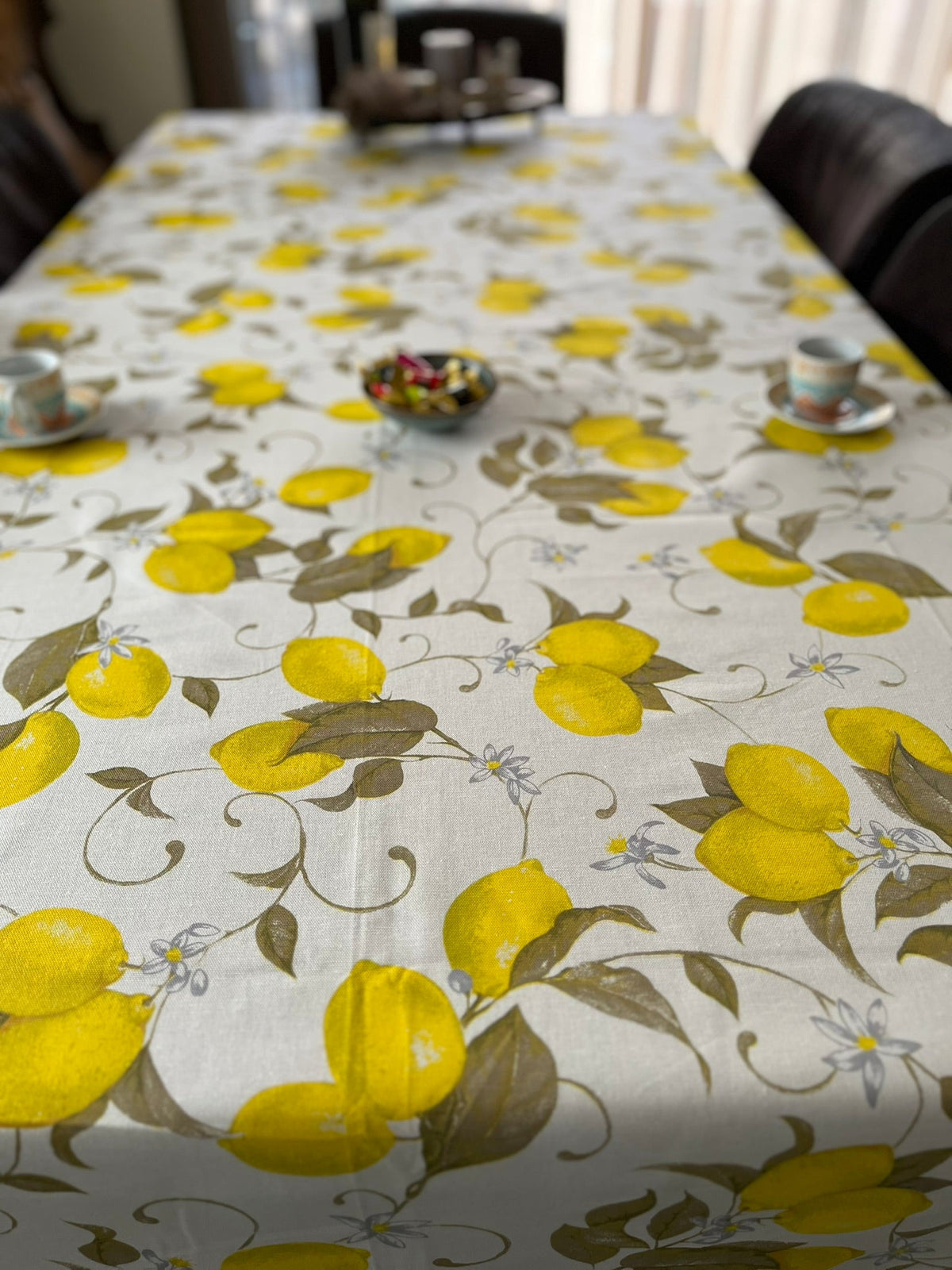 Italiaans tafelkleed Limoni 3 – katoen – citroenprint