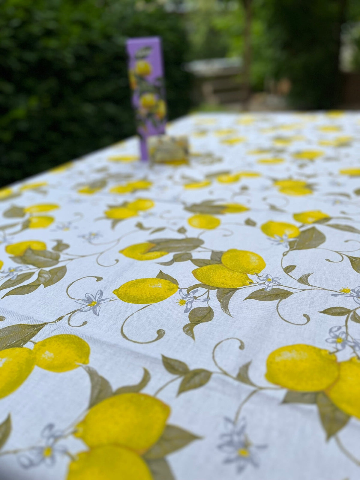 Italiaans tafelkleed Limoni 3 – katoen – citroenprint