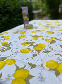 Italiaans tafelkleed Limoni 3 – katoen – citroenprint