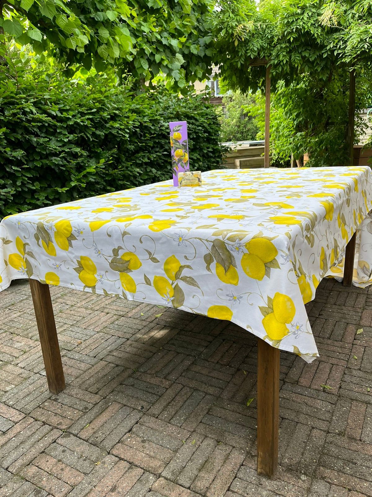 Italiaans tafelkleed Limoni 3 – katoen – citroenprint