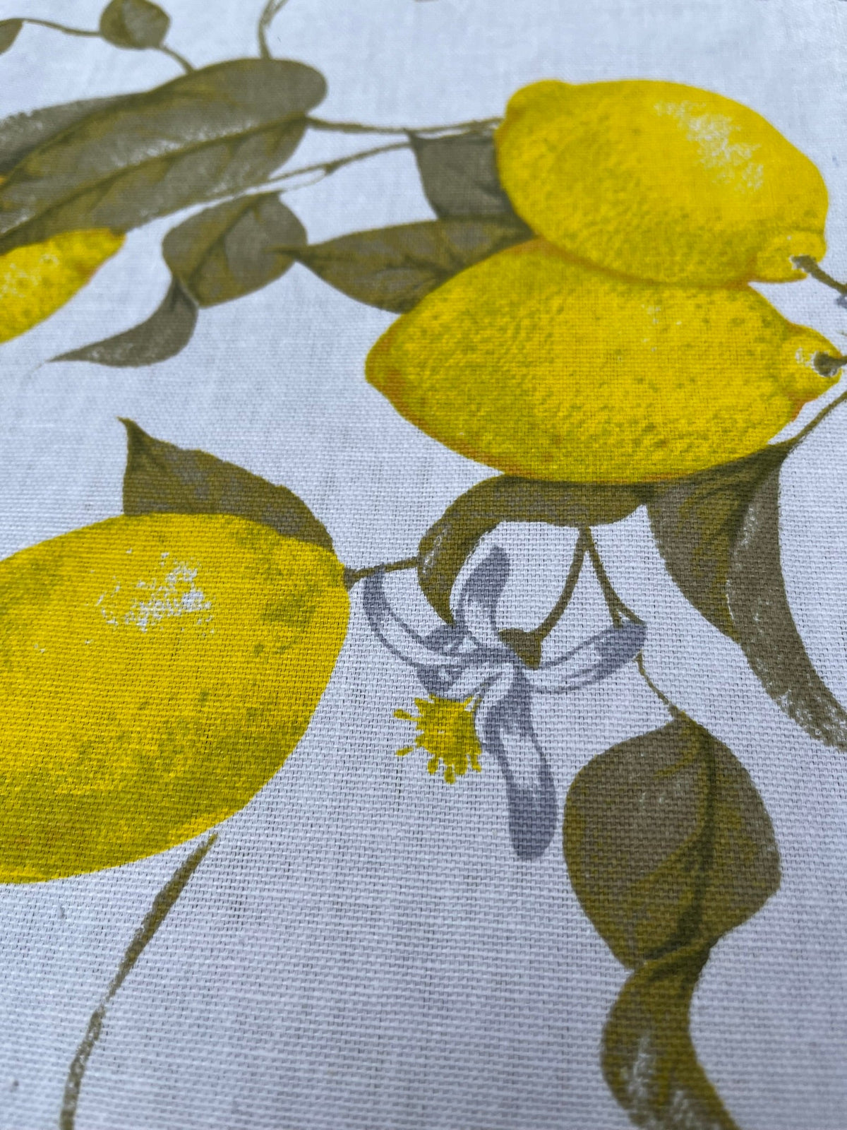 Italiaans tafelkleed Limoni 3 – katoen – citroenprint