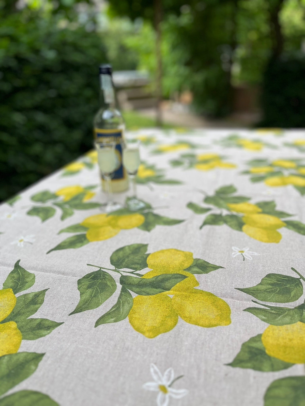 Italiaans tafelkleed Limoni 4 – katoen – citroenprint