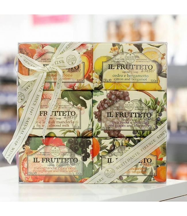 Nesti Dante Il Frutetto Geschenkset Zeep 6x150gr