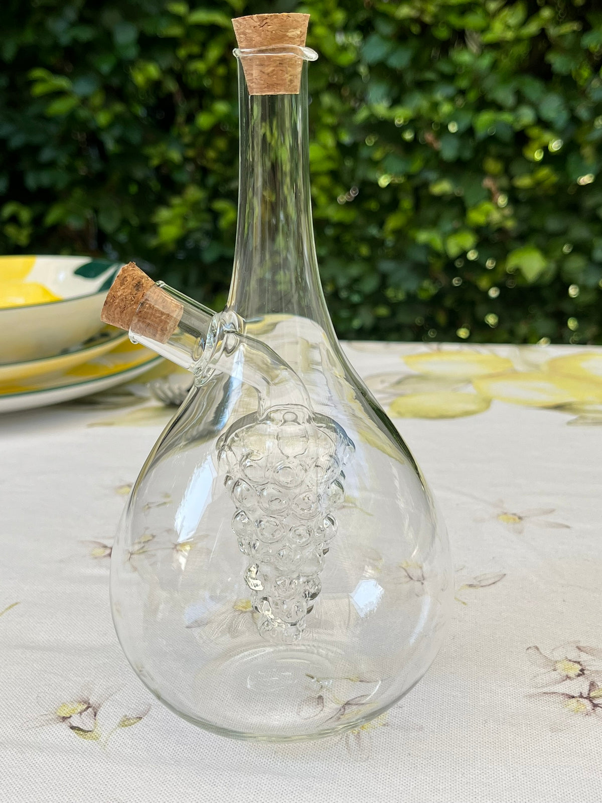 Olie- en azijnfles 60 cl met druppelaar - Glas