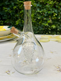 Olie- en azijnfles 60 cl met druppelaar - Glas