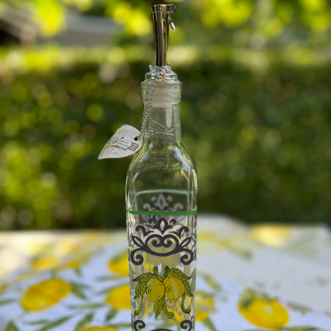Oliefles met schenktuit 47 cl - Glas - Amalfi