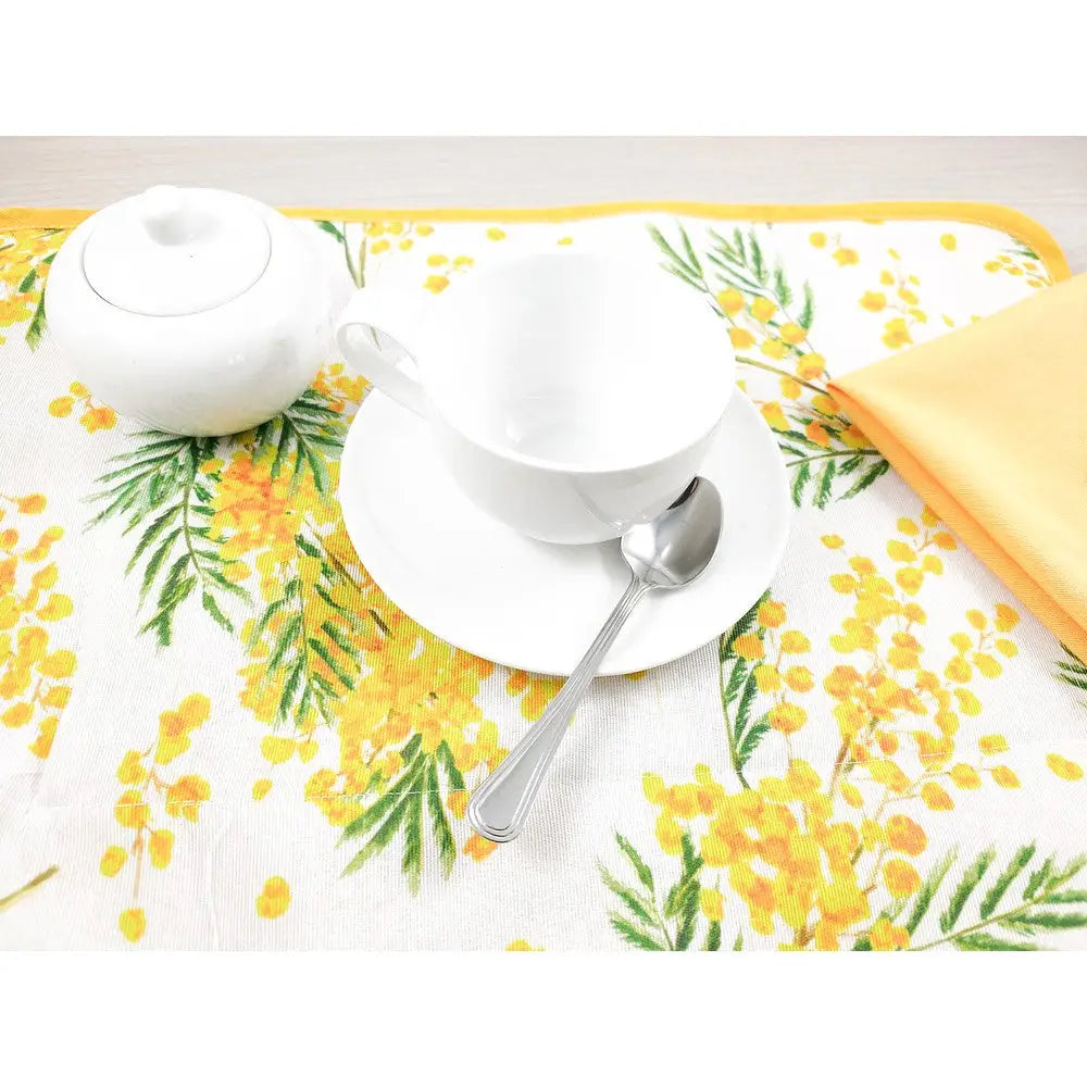 Placemat met servet - Katoen en Polyester - Mimosa