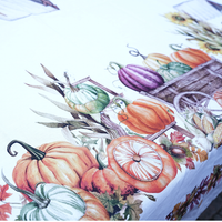 Italiaans tafelkleed Zucche - katoen - herfstprint