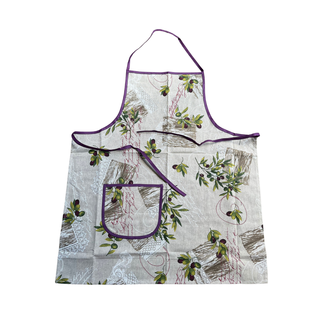 Schort Olive - Katoen en Polyester