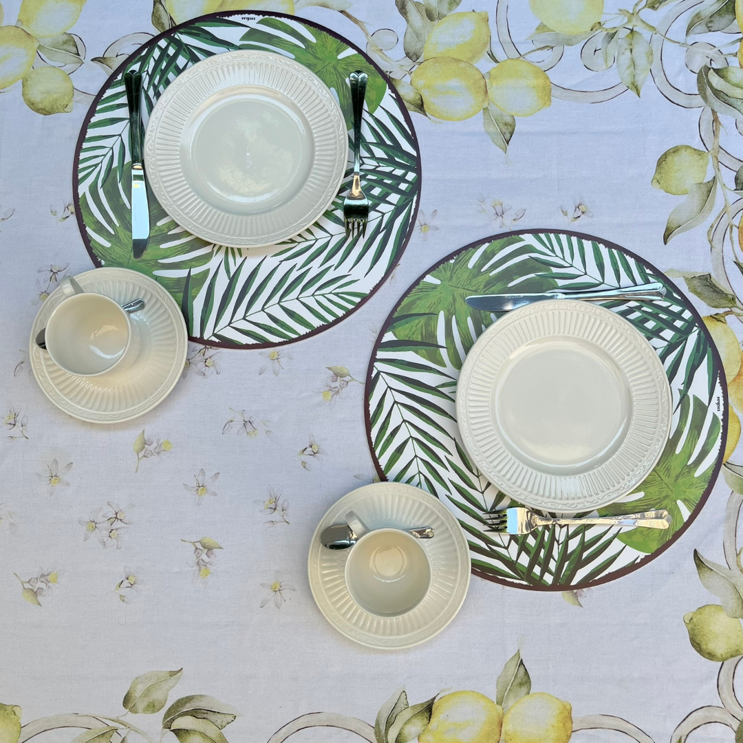 Placemat 38 cm - PP-Plastic - Foliage