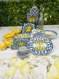 Plat bord 18x18 cm - Keramiek - Amalfi