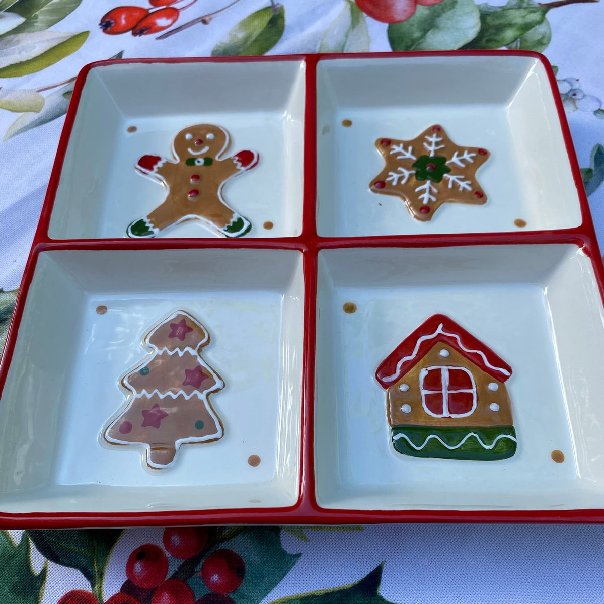 Serveerschaal - Keramiek - Kerst Wonderful Ginger