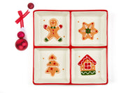 Serveerschaal - Keramiek - Kerst Wonderful Ginger