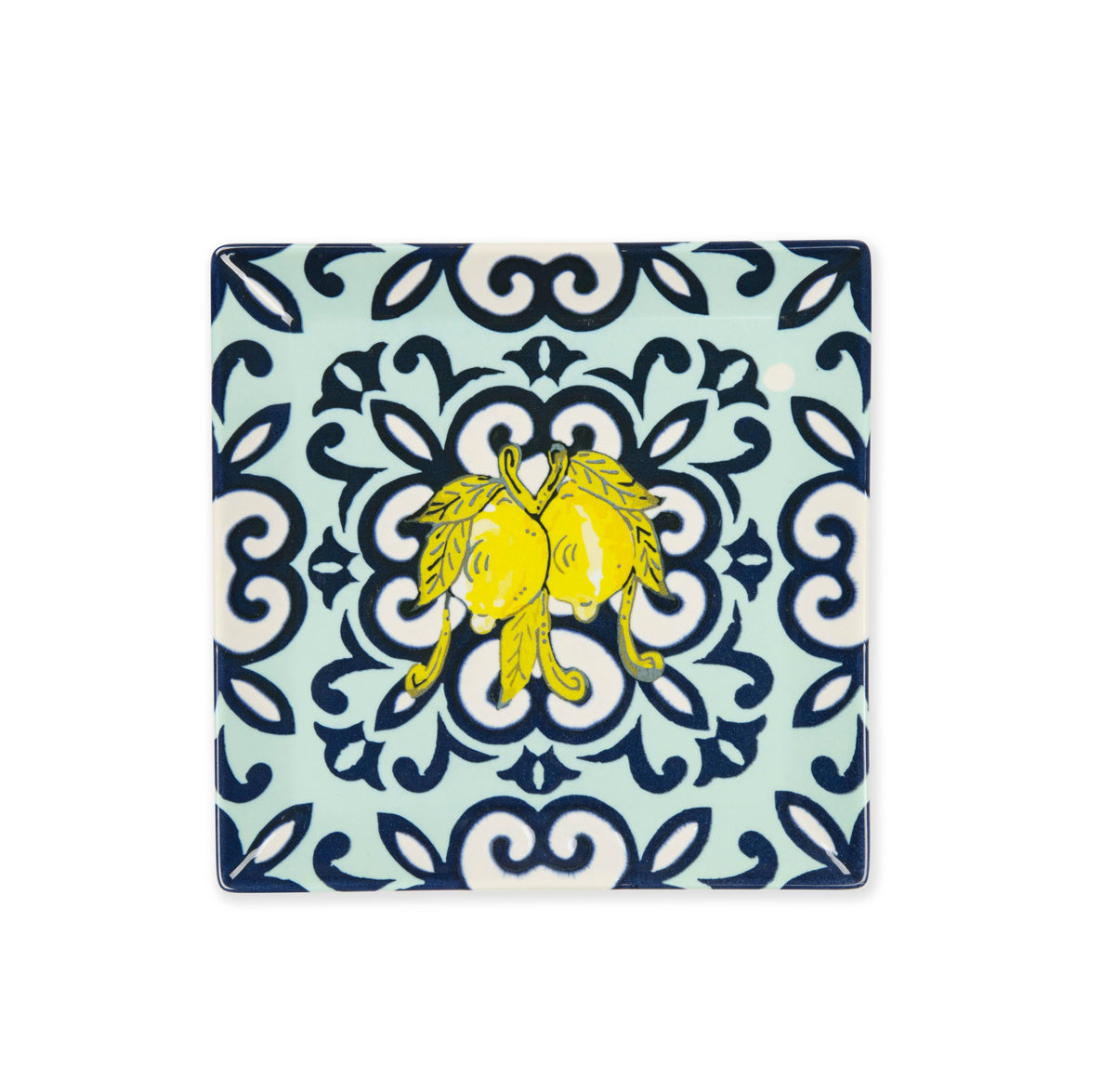 Plat bord 18x18 cm - Keramiek - Amalfi