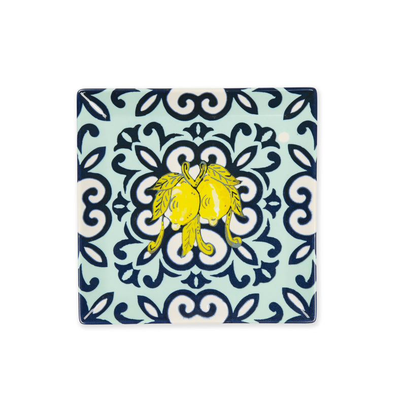 Plat bord 18x18 cm - Keramiek - Amalfi