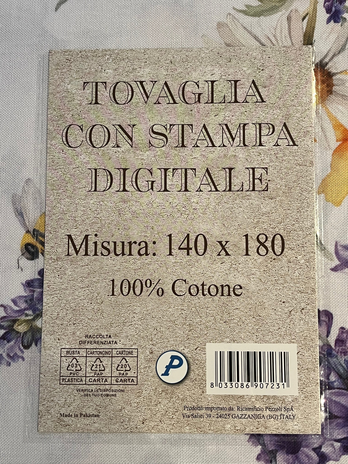 Italiaans tafelkleed Lavanda - katoen - lavendelprint
