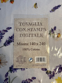 Italiaans tafelkleed Lavanda - katoen - lavendelprint