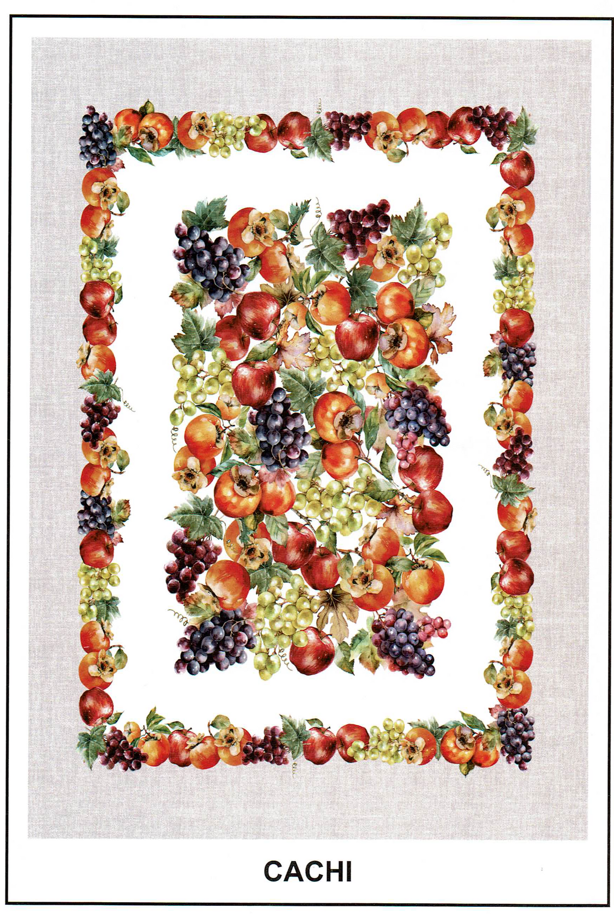 Italiaans tafelkleed Cachi - katoen - fruitprint